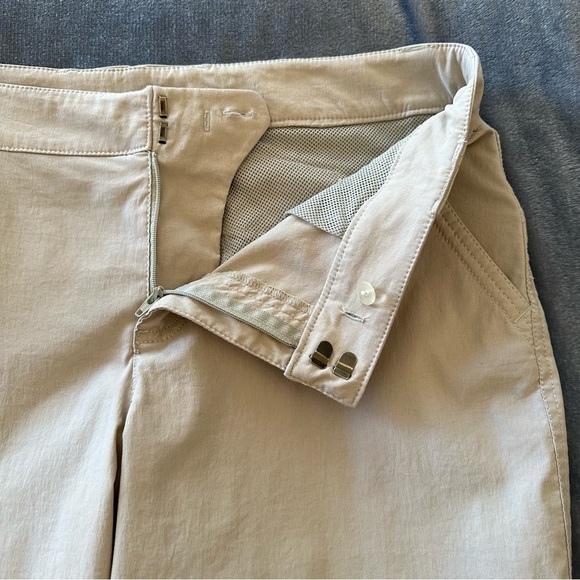 Athleta Wide Straight Leg Mid Rise Pants Size 12T - Picture 7 of 13